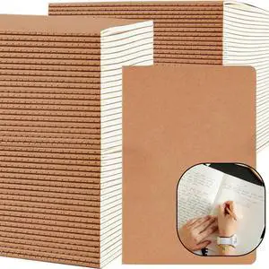 100 Pack A5 Lined Kraft Notebook Journals 8.3x5.5 InTravel Journals Notebooks BulkSubject Notebooks 34 Sheets 68 Pages for Writing School Office Supplies (Lined-100 Pack) 100 Pack A5 Lined Kraft Notebook Journals 8.3x5.5 InTravel Journals Notebooks BulkSubject Notebooks 34 Sheets 68 Pages for Writing School Office Supplies (Lined-100 Pack)