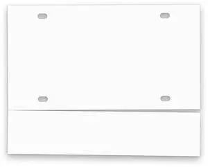 Temporary License Plate Tags - Printable Tear Resistant Waterproof Tags for Car Dealers (100 per Pack) (1 Perf / 5 Mil) Temporary License Plate Tags - Printable Tear Resistant Waterproof Tags for Car Dealers (100 per Pack) (1 Perf / 5 Mil)