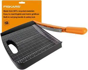 12" Recycled Bypass Guillotine Paper Cutter, Self-Sharpening | Paper Trimmer for Crafting and Scrapbooking, Arts and Crafts Supplies, Photo Cutter with 30% Recycled Materials 12" Recycled Bypass Guillotine Paper Cutter, Self-Sharpening | Paper Trimmer for Crafting and Scrapbooking, Arts and Crafts Supplies, Photo Cutter with 30% Recycled Materials