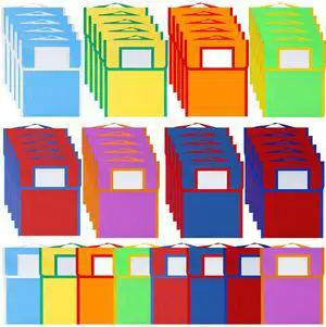 32 Pcs Nylon Book Pouch Bags with Stitched Handle and Clear Name Tag Pockets, Book Bags for Kids, Classroom, School, Homework, Protector Store Reading Supplies, 11.8 x 9.8 Inch 32 Pcs Nylon Book Pouch Bags with Stitched Handle and Clear Name Tag Pockets, Book Bags for Kids, Classroom, School, Homework, Protector Store Reading Supplies, 11.8 x 9.8 Inch