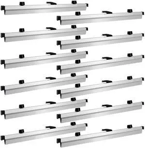 Blueprint Hanging Clamps 24 Inch 12Pack, Aluminum Blueprint Holder | Print Rack Adjustable with Wing Knob Nuts, Binding Strips Storage for Construction Paper Poster Maps Plans Drawings Arts Blueprint Hanging Clamps 24 Inch 12Pack, Aluminum Blueprint Holder | Print Rack Adjustable with Wing Knob Nuts, Binding Strips Storage for Construction Paper Poster Maps Plans Drawings Arts