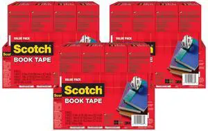 Book Tape Value Pack, Excellent for Repairing, Reinforcing Protecting, and Covering (845-VP) (Pack of 3) Book Tape Value Pack, Excellent for Repairing, Reinforcing Protecting, and Covering (845-VP) (Pack of 3)