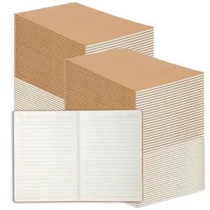 100 Pack A5 Kraft Paper Notebook Lined Journal Bulk, 8.3 X 5.5 Inch, 60 Pages/30 Sheets, 80gsm, Travel Notebook Notepad for Adult, Students, Gift, Office, Back to School Supplies 100 Pack A5 Kraft Paper Notebook Lined Journal Bulk, 8.3 X 5.5 Inch, 60 Pages/30 Sheets, 80gsm, Travel Notebook Notepad for Adult, Students, Gift, Office, Back to School Supplies