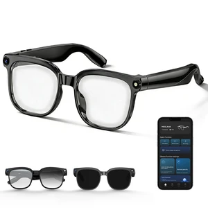 AI Smart Glasses with Camera, 1080P Video Recording, Real-Time Translation, Bluetooth 5.4 Audio, for Photos, Videos, AI Recognition, Vlogging, Hiking, Travel, Business (Photochromic) AI Smart Glasses with Camera, 1080P Video Recording, Real-Time Translation, Bluetooth 5.4 Audio, for Photos, Videos, AI Recognition, Vlogging, Hiking, Travel, Business (Photochromic)