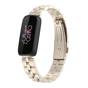 Bands Compatible with Fitbit Luxe Metal Stainless Steel Watch Band Replacement Classic Durable Solid Link Accessory Buckle Metal Strap Wrist Band for Luxe Fitness Wellness Tracker Bands Compatible with Fitbit Luxe Metal Stainless Steel Watch Band Replacement Classic Durable Solid Link Accessory Buckle Metal Strap Wrist Band for Luxe Fitness Wellness Tracker