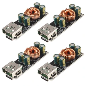 60W 6-35V DC to USB Type C PD 3.0 QC4 Type A QC3.0 DC Fast Charge 12V 24V Step-Down Power Module USB Type-C Mobile Phone Quick Charge Adapter (4pcs) 60W 6-35V DC to USB Type C PD 3.0 QC4 Type A QC3.0 DC Fast Charge 12V 24V Step-Down Power Module USB Type-C Mobile Phone Quick Charge Adapter (4pcs)