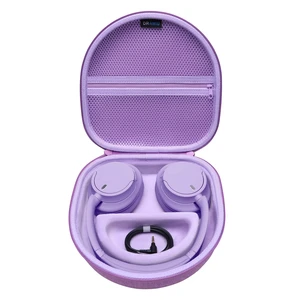 Large Headphone Case, Purple Compatible with JBL Tune/Live 720BT/730BT/770NC/780NC, Bose, Sony, Skullcandy, KVIDIO, TOZO, BERIBES, Soundcore Headphones Large Headphone Case, Purple Compatible with JBL Tune/Live 720BT/730BT/770NC/780NC, Bose, Sony, Skullcandy, KVIDIO, TOZO, BERIBES, Soundcore Headphones