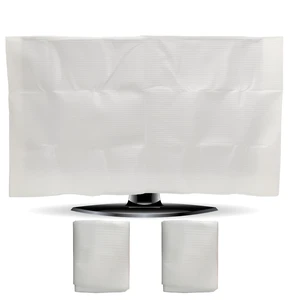 2 Pack Large Foam Flat Screen TV Cover Fits Up to 84"L x 52"W(Fits TV Screens up to 86"-90"),for TV Protection During Storage or Renovation,Cushion Foam Wrap Pouches for Moving and Packing 2 Pack Large Foam Flat Screen TV Cover Fits Up to 84"L x 52"W(Fits TV Screens up to 86"-90"),for TV Protection During Storage or Renovation,Cushion Foam Wrap Pouches for Moving and Packing