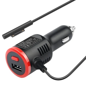41W 12V 2.58A Surface Car Charger, Power Supply for Microsoft Surface Pro 3/Pro 4/Pro 5/Pro 6, Surface Book, Surface Go, Surface Laptop with USB Charging Port(5V 2.1A) 41W 12V 2.58A Surface Car Charger, Power Supply for Microsoft Surface Pro 3/Pro 4/Pro 5/Pro 6, Surface Book, Surface Go, Surface Laptop with USB Charging Port(5V 2.1A)