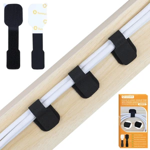 Under Desk Cable Management, Reusable Wire Organizers, 40 Pack Self Adhesive Hook & Loop Ties with Strong Sticky Backing, Reusable Cord Organizers, Cable Straps for Home Office PC Under Desk Cable Management, Reusable Wire Organizers, 40 Pack Self Adhesive Hook & Loop Ties with Strong Sticky Backing, Reusable Cord Organizers, Cable Straps for Home Office PC