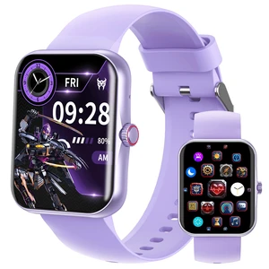 Fitness Tracker Smartwatch, Kids Smartwatch IP68, Purple Smartwatch for Kids 1.83-inch HD, Voice Calls, Sleep Calories Sports Mode, Pedometer Bluetooth Music Message Notifications Fitness Tracker Smartwatch, Kids Smartwatch IP68, Purple Smartwatch for Kids 1.83-inch HD, Voice Calls, Sleep Calories Sports Mode, Pedometer Bluetooth Music Message Notifications