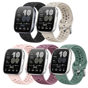 Watch Bands for Amazfit Bip 6/Bip 5/Active Max/Bip Max 5 Pack 22mm Soft Silicone Adjustable Replacement Sports Strap for Amazfit Balance 2/Balance/Cheetah 2 Ultra Women Men Watch Bands for Amazfit Bip 6/Bip 5/Active Max/Bip Max 5 Pack 22mm Soft Silicone Adjustable Replacement Sports Strap for Amazfit Balance 2/Balance/Cheetah 2 Ultra Women Men