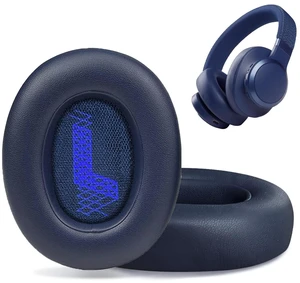 Replacement Ear Pads for JBL E65 (E65BT E65BTNC)/Live 650 (650NC 650BTNC)/Live 660 (660NC 660BTNC)/Duet NC Over-Ear Headphones, Headset Ear Cushions, Headset Earpads, Ear Cups Cover-Blue Replacement Ear Pads for JBL E65 (E65BT E65BTNC)/Live 650 (650NC 650BTNC)/Live 660 (660NC 660BTNC)/Duet NC Over-Ear Headphones, Headset Ear Cushions, Headset Earpads, Ear Cups Cover-Blue