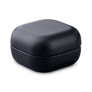 Case for Samsung Galaxy Buds4 & Buds 4 Pro (2026) - Black Made of Vegan Leather, Carbon Fiber Style, Handmade Drop Protection Hard Shell Cover - Samsung Buds 4 Case Cover with Lanyard Case for Samsung Galaxy Buds4 & Buds 4 Pro (2026) - Black Made of Vegan Leather, Carbon Fiber Style, Handmade Drop Protection Hard Shell Cover - Samsung Buds 4 Case Cover with Lanyard