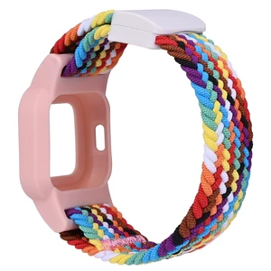 Nylon Strap Compatible with Garmin Vivofit Jr. 3 Bands Watch Sport Hoop&Loop Wristband - Black Nylon Strap Compatible with Garmin Vivofit Jr. 3 Bands Watch Sport Hoop&Loop Wristband - Black