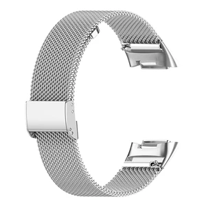 Stainless Steel Mesh Band for Fitbit Charge 6 / Charge 5, Quick Release Metal Adjustable Women and Men Wristband Strap Compatible with Fitbit Charge 5 Stainless Steel Mesh Band for Fitbit Charge 6 / Charge 5, Quick Release Metal Adjustable Women and Men Wristband Strap Compatible with Fitbit Charge 5
