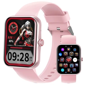 Fitness Tracker Smartwatch, Kids Smartwatch IP68, Pink Smartwatch for Kids 1.83-inch HD, Voice Calls, Sleep Calories Sports Mode, Pedometer Bluetooth Music Message Notifications Fitness Tracker Smartwatch, Kids Smartwatch IP68, Pink Smartwatch for Kids 1.83-inch HD, Voice Calls, Sleep Calories Sports Mode, Pedometer Bluetooth Music Message Notifications