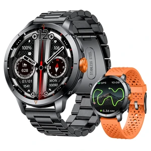 Rugged Smartwatch 1.6 in AMOLED GPS 5ATM Waterproof SOS Compass 1.6 inch always-on AMOLED, built-in GPS, 5ATM waterproof, SOS button, hiking ready Rugged Smartwatch 1.6 in AMOLED GPS 5ATM Waterproof SOS Compass 1.6 inch always-on AMOLED, built-in GPS, 5ATM waterproof, SOS button, hiking ready
