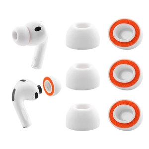 Replacement Foam Ear Tips for AirPods Pro 3 Silicone Shield (S) Ultimate Comfort, 3 Pairs (White, Small) Replacement Foam Ear Tips for AirPods Pro 3 Silicone Shield (S) Ultimate Comfort, 3 Pairs (White, Small)