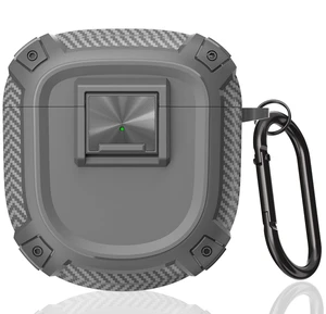 Case for Bose QuietComfort Ultra Earbuds (2023) / Bose QuietComfort Earbuds II (2022), Shockproof Protective Cover for Bose QC Ultra Earbuds Case with Secure Lock and Carabiner (Gray) Case for Bose QuietComfort Ultra Earbuds (2023) / Bose QuietComfort Earbuds II (2022), Shockproof Protective Cover for Bose QC Ultra Earbuds Case with Secure Lock and Carabiner (Gray)