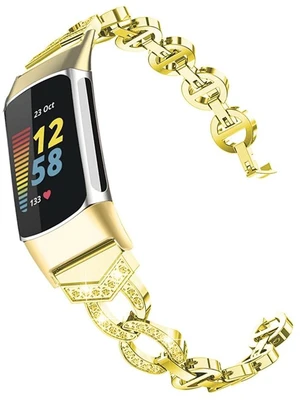 Compatible with Fitbit Charge 6/Charge 5 Band for Women, Slim Crystal Bling Glitter Diamond Rhinestones Jewelry Metal Sport Wristband Bracelet Replacement Band for Fitbit Charge 6/Charge 5 Compatible with Fitbit Charge 6/Charge 5 Band for Women, Slim Crystal Bling Glitter Diamond Rhinestones Jewelry Metal Sport Wristband Bracelet Replacement Band for Fitbit Charge 6/Charge 5