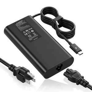 130W USB C Laptop Charger for Dell XPS 15 9530 9520 9510, XPS 16 9640, XPS 17 9730 9720, Precision 5570 5560 5550 5750, Latitude 7410 7420 9510 - Type-C PD Fast Charging AC Adapter 130W USB C Laptop Charger for Dell XPS 15 9530 9520 9510, XPS 16 9640, XPS 17 9730 9720, Precision 5570 5560 5550 5750, Latitude 7410 7420 9510 - Type-C PD Fast Charging AC Adapter