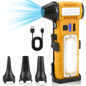 130000RPM Compressed Air Duster, Rechargeable Electric Air Duster 2-Gear Adjustable Mini Blower, Electric Air Blower with LED Light, Dust Blower for Keyboard, PC Vents, Car Interiors 130000RPM Compressed Air Duster, Rechargeable Electric Air Duster 2-Gear Adjustable Mini Blower, Electric Air Blower with LED Light, Dust Blower for Keyboard, PC Vents, Car Interiors