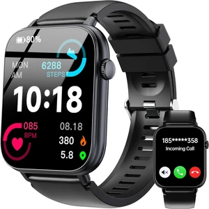 Smart Watch for Men Women, 1.83" HD Touch Screen Fitness Tracker with Answer/Make Calls, 100+ Sport Modes, 24/7 Heart Rate/Sleep/SpO2 Monitor, IP68 Waterproof Smartwatch for Phone Android iOS (Black) Smart Watch for Men Women, 1.83" HD Touch Screen Fitness Tracker with Answer/Make Calls, 100+ Sport Modes, 24/7 Heart Rate/Sleep/SpO2 Monitor, IP68 Waterproof Smartwatch for Phone Android iOS (Black)