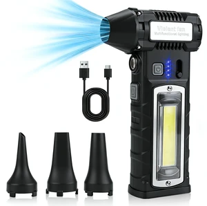 130000RPM Compressed Air Duster, Rechargeable Electric Air Duster 2-Gear Adjustable Mini Blower, Electric Air Blower with LED Light, Dust Blower for Keyboard, PC Vents, Car Interiors 130000RPM Compressed Air Duster, Rechargeable Electric Air Duster 2-Gear Adjustable Mini Blower, Electric Air Blower with LED Light, Dust Blower for Keyboard, PC Vents, Car Interiors