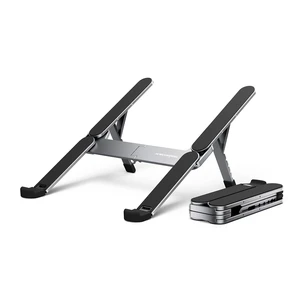 Portable Laptop Stand, Foldable Laptop Riser for Desk, 6-Level Adjustable Ergonomic Computer Stand, Premium Aluminum Alloy Notebook Holder Compatible with 10-17 Inch Laptops & Tablets Portable Laptop Stand, Foldable Laptop Riser for Desk, 6-Level Adjustable Ergonomic Computer Stand, Premium Aluminum Alloy Notebook Holder Compatible with 10-17 Inch Laptops & Tablets