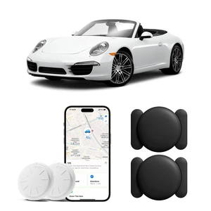 GPS Tracker for Vehicles, 2PCS Mini Hidden Vehicles Tracker with Magnetic Case, Work with Find My (iOS Only), No Monthly Fee, No Subscription (Black) GPS Tracker for Vehicles, 2PCS Mini Hidden Vehicles Tracker with Magnetic Case, Work with Find My (iOS Only), No Monthly Fee, No Subscription (Black)