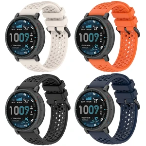 4-Pack Silicone Breathable Watch Bands for Amazfit Active Max 22mm Soft Waterproof Replacement Wrist Sport Strap, Quick Release Adjustable Replacement Band 4-Pack Silicone Breathable Watch Bands for Amazfit Active Max 22mm Soft Waterproof Replacement Wrist Sport Strap, Quick Release Adjustable Replacement Band