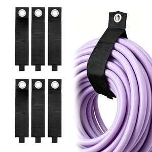 6 PCS Extension Cord Holder, Extension Cord Strap, Cable Organizer Straps for Cords Hoses, Heavy Duty Cord Wrap Keeper with Grommet for Hanging, Suitable for Cords (L) 6 PCS Extension Cord Holder, Extension Cord Strap, Cable Organizer Straps for Cords Hoses, Heavy Duty Cord Wrap Keeper with Grommet for Hanging, Suitable for Cords (L)