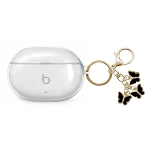 Compatible with Beats Studio Buds (2021)/ Beats Studio Buds +(2023), Soft Silicone Case with Gold Heart Pattern for Beats Studio Buds Case with Cute Butterfly Keychain for Girls Women (Clear) Compatible with Beats Studio Buds (2021)/ Beats Studio Buds +(2023), Soft Silicone Case with Gold Heart Pattern for Beats Studio Buds Case with Cute Butterfly Keychain for Girls Women (Clear)