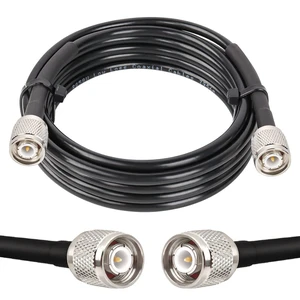 TNC Male to TNC Male Coax Cable 10FT, 50 Ohm RG58 Coaxial Cable with TNC Connectors for GPS Navigation Antenna,RTK Surveying Antenna,Wireless mic System TNC Male to TNC Male Coax Cable 10FT, 50 Ohm RG58 Coaxial Cable with TNC Connectors for GPS Navigation Antenna,RTK Surveying Antenna,Wireless mic System