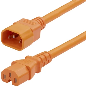 6ft Heavy Duty Extension Cord, Orange, TAA (8915-460Q-POWER-CORD) | IEC 60320 C14 to C15, UL Listed, Orange PDU Power Cable, Heavy Gauge Power Cable, 14AWG, 15A 250V 6ft Heavy Duty Extension Cord, Orange, TAA (8915-460Q-POWER-CORD) | IEC 60320 C14 to C15, UL Listed, Orange PDU Power Cable, Heavy Gauge Power Cable, 14AWG, 15A 250V