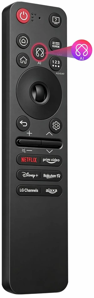 AI Magic Remote Replacement for LG MR25GN Bluetooth Voice Control Universal, Bluetooth, built-in pointer & voice control, fits LG smart TVs released 2020-2025 AI Magic Remote Replacement for LG MR25GN Bluetooth Voice Control Universal, Bluetooth, built-in pointer & voice control, fits LG smart TVs released 2020-2025