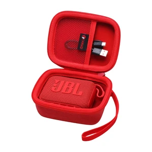 Hard Case Compatible with JBL Go 4 / GO 5 / Go 3 Ultra Speaker, Red Hard Case Compatible with JBL Go 4 / GO 5 / Go 3 Ultra Speaker, Red
