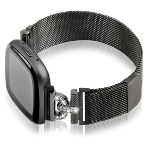 Magnetic Bands Compatible for Fitbit Sense 2/Fitbit Versa 4/Fitbit Sense/Fitbit Versa 3, Mesh Stainless Steel Bling Strap, Dressy Replacement Adjustable Wristband for Women Magnetic Bands Compatible for Fitbit Sense 2/Fitbit Versa 4/Fitbit Sense/Fitbit Versa 3, Mesh Stainless Steel Bling Strap, Dressy Replacement Adjustable Wristband for Women