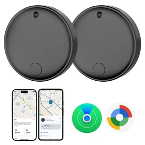 Tracker Tags for Android & iOS, Smart Tag for Luggage, Wallet, Keys Key Finder Tracking Device, Both Works with Apple Find My & Google's Find Hub - 2 Pack Tracker Tags for Android & iOS, Smart Tag for Luggage, Wallet, Keys Key Finder Tracking Device, Both Works with Apple Find My & Google's Find Hub - 2 Pack