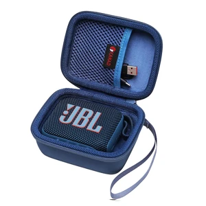 Hard Case Compatible with JBL Go 4 / GO 5 / Go 3 Ultra Speaker, Blue Hard Case Compatible with JBL Go 4 / GO 5 / Go 3 Ultra Speaker, Blue