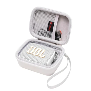 Hard Case Compatible with JBL Go 4 / GO 5 / Go 3 Ultra Speaker, White Hard Case Compatible with JBL Go 4 / GO 5 / Go 3 Ultra Speaker, White