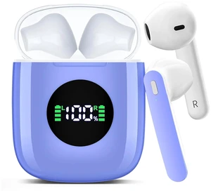 Wireless Earbuds, Bluetooth Headphones with HiFi Stereo Noise Cancelling Mic, USB-C Charging Case, 50H Playtime with LED Display, IPX7 Water Resistant in Earphones for Sports, Travel, Blue Wireless Earbuds, Bluetooth Headphones with HiFi Stereo Noise Cancelling Mic, USB-C Charging Case, 50H Playtime with LED Display, IPX7 Water Resistant in Earphones for Sports, Travel, Blue