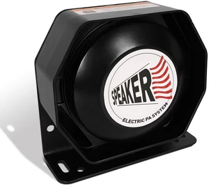 100W Ultra-Slim Siren Speaker, 8 Ohm 108-134dB PA Horn for Emergency Vehicles, IP66 Waterproof Aluminum Loudspeaker Compatible with 100-200W Siren Systems for Police Fire Ambulance Trucks 100W Ultra-Slim Siren Speaker, 8 Ohm 108-134dB PA Horn for Emergency Vehicles, IP66 Waterproof Aluminum Loudspeaker Compatible with 100-200W Siren Systems for Police Fire Ambulance Trucks