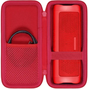 Hard Case for BolaButty X-GO C27C Bluetooth Speaker Speaker,Red Travel Protective Storage Bag with Mesh Pocket & Handle, Shockproof EVA Shell and Soft Lining Hard Case for BolaButty X-GO C27C Bluetooth Speaker Speaker,Red Travel Protective Storage Bag with Mesh Pocket & Handle, Shockproof EVA Shell and Soft Lining