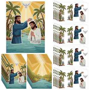 96 Pcs/48 Set Baptism of Jesus Crafts Kit Jesus Sticker Scene Jesus Baptism Craft for Back to School Classroom DIY Project Christian Sunday School Church Party Activities Gifts 96 Pcs/48 Set Baptism of Jesus Crafts Kit Jesus Sticker Scene Jesus Baptism Craft for Back to School Classroom DIY Project Christian Sunday School Church Party Activities Gifts