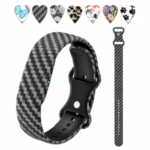 Printed Silicone Band Compatible with Google Fitbit Air Band for Women Soft Adjustable Replacement Wristband, Cute Floral Leopard Paw Butterfly Pattern Waterproof Strap for Fit bit Air, Daily Wear Printed Silicone Band Compatible with Google Fitbit Air Band for Women Soft Adjustable Replacement Wristband, Cute Floral Leopard Paw Butterfly Pattern Waterproof Strap for Fit bit Air, Daily Wear