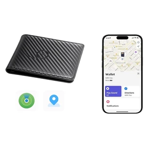 Smart Wallet for Men, Bulit-in Tracker Tag Works with Apple Find My(iOS Only), RFID Blocking, Rechargeable Wirelessly Wallet Tracker, Mens Wallets with GPS Tracker Smart Wallet for Men, Bulit-in Tracker Tag Works with Apple Find My(iOS Only), RFID Blocking, Rechargeable Wirelessly Wallet Tracker, Mens Wallets with GPS Tracker