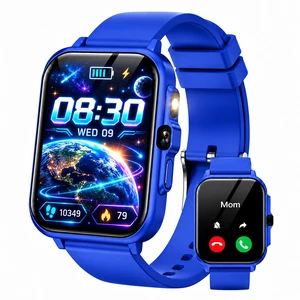 Kids Smart Watches Gift for Boys 4-12, 1.85" Fitness Tracker with SOS AI 100+ Sports Modes, Game, Camera, Alarm Clock, Health Monitor, Class Mode, IP68 Waterproof, Pedometer, No Phone Needed Kids Smart Watches Gift for Boys 4-12, 1.85" Fitness Tracker with SOS AI 100+ Sports Modes, Game, Camera, Alarm Clock, Health Monitor, Class Mode, IP68 Waterproof, Pedometer, No Phone Needed