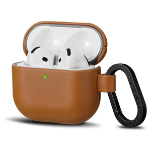 Vegan Leather for AirPods 5 Case & for AirPods 4 Case,Caramel Brown Timeless Style, Everyday Protection - Classic Leather Look, Front LED Visible, Carabiner Included, Easy to Install & Remove Vegan Leather for AirPods 5 Case & for AirPods 4 Case,Caramel Brown Timeless Style, Everyday Protection - Classic Leather Look, Front LED Visible, Carabiner Included, Easy to Install & Remove